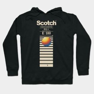 vintage videocassette Hoodie